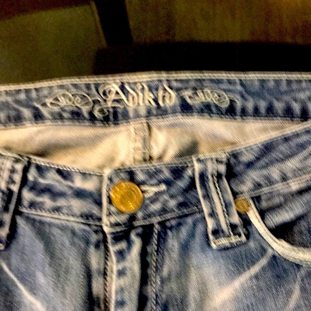 ADIKTD JEANS, size 10/w 31. Inseam 33 Regular